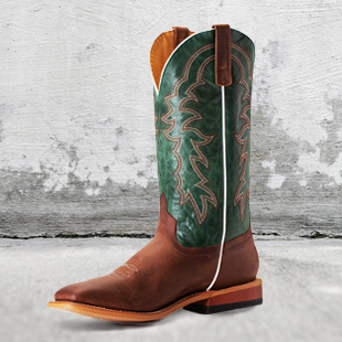 Men's Horse Power Sugared Honey Cowboy Boots - Brown/Green