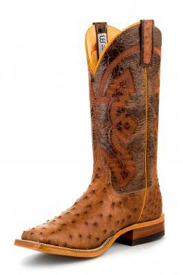 S1099 Anderson Bean Boots Rum MD FQ Ostrich / Chocolate Volcano