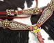 PONY SIZE Sunflower Print Headstall and Breast Collar Set 1