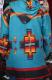 Turquoise Southwest Fleece Pullover 1