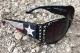 Montana West Red, White, and Blue Sunglasses - Black 1